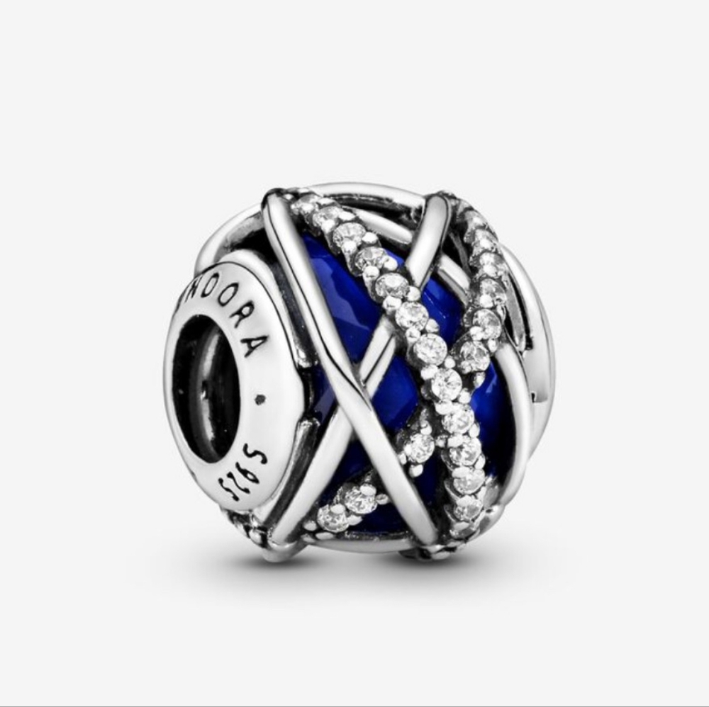 Pandora Royal Blue Galaxy Charm